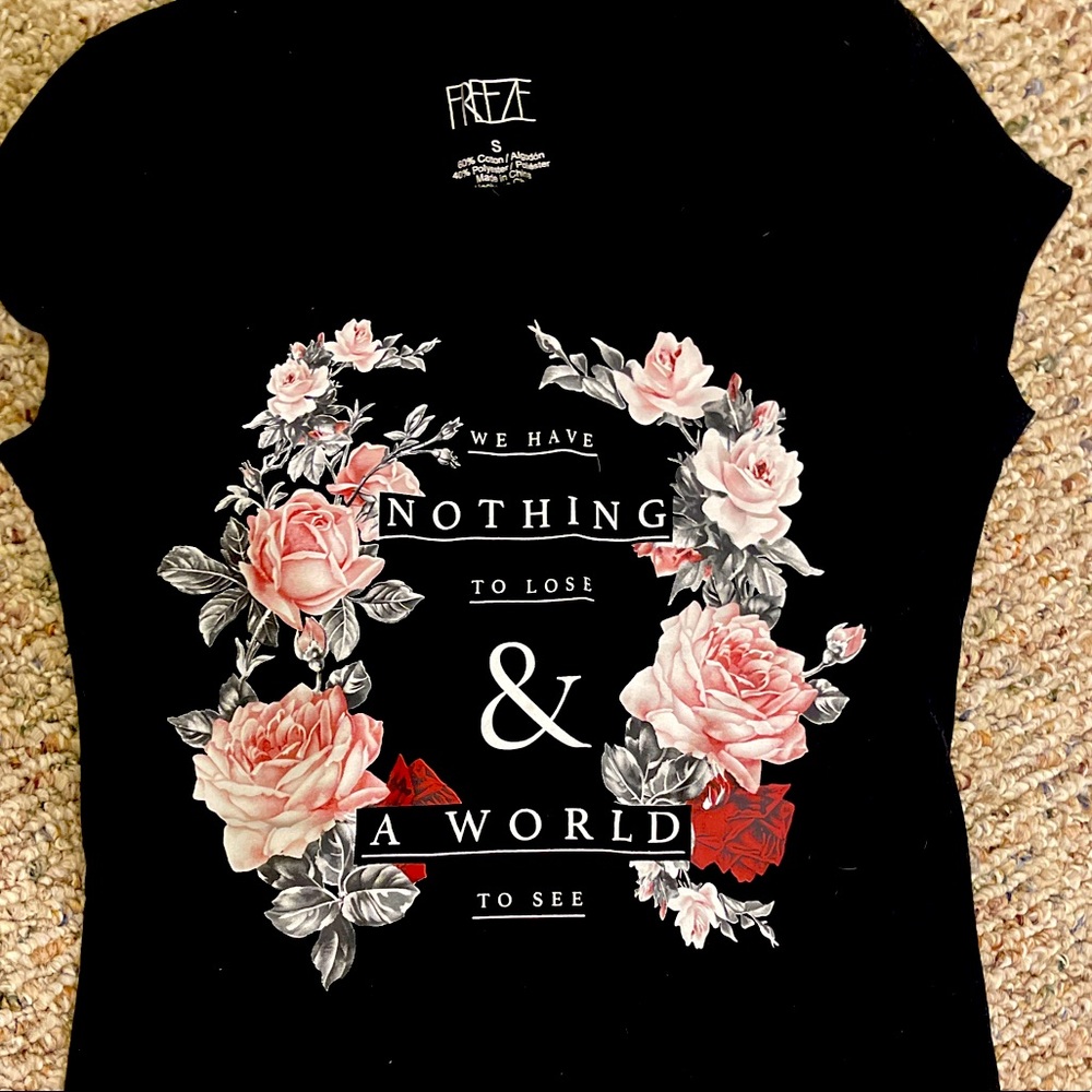 Cute Juniors Tee- Size Small